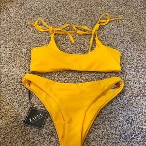 Zaful yellow bikini set